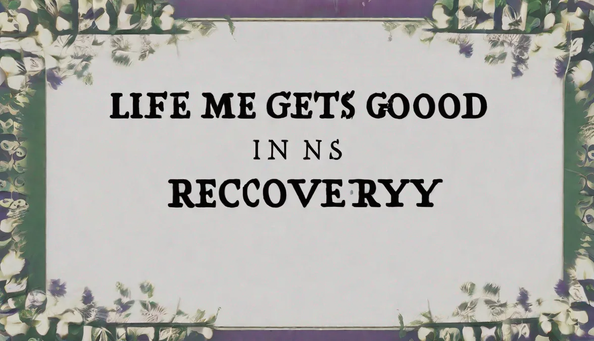 Life Gets Good in Recovery