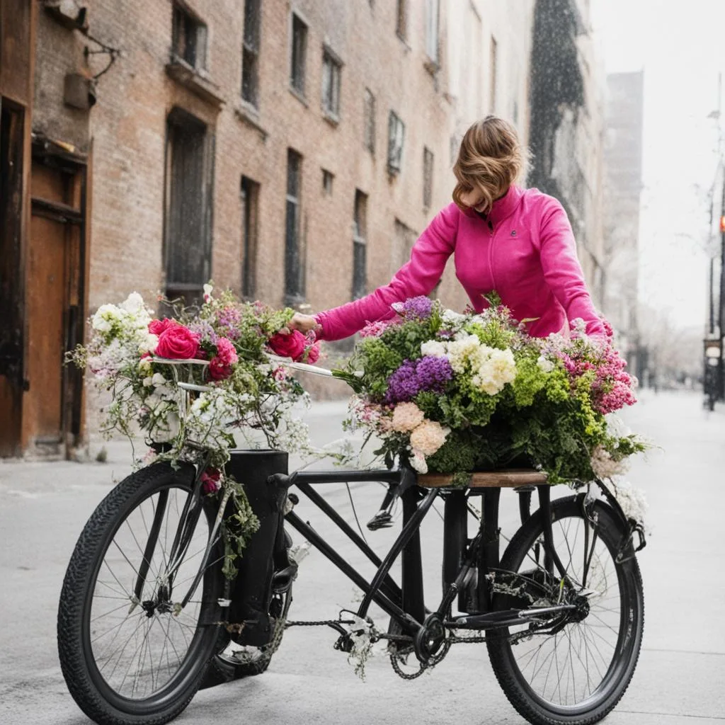 Petal by Pedal Service Delivers Fresh Flowers by Bicycle