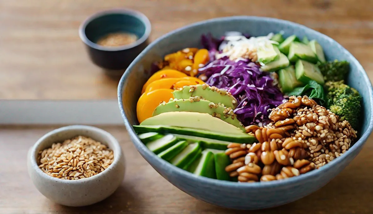Buddha Bowl with Sesame Brittle