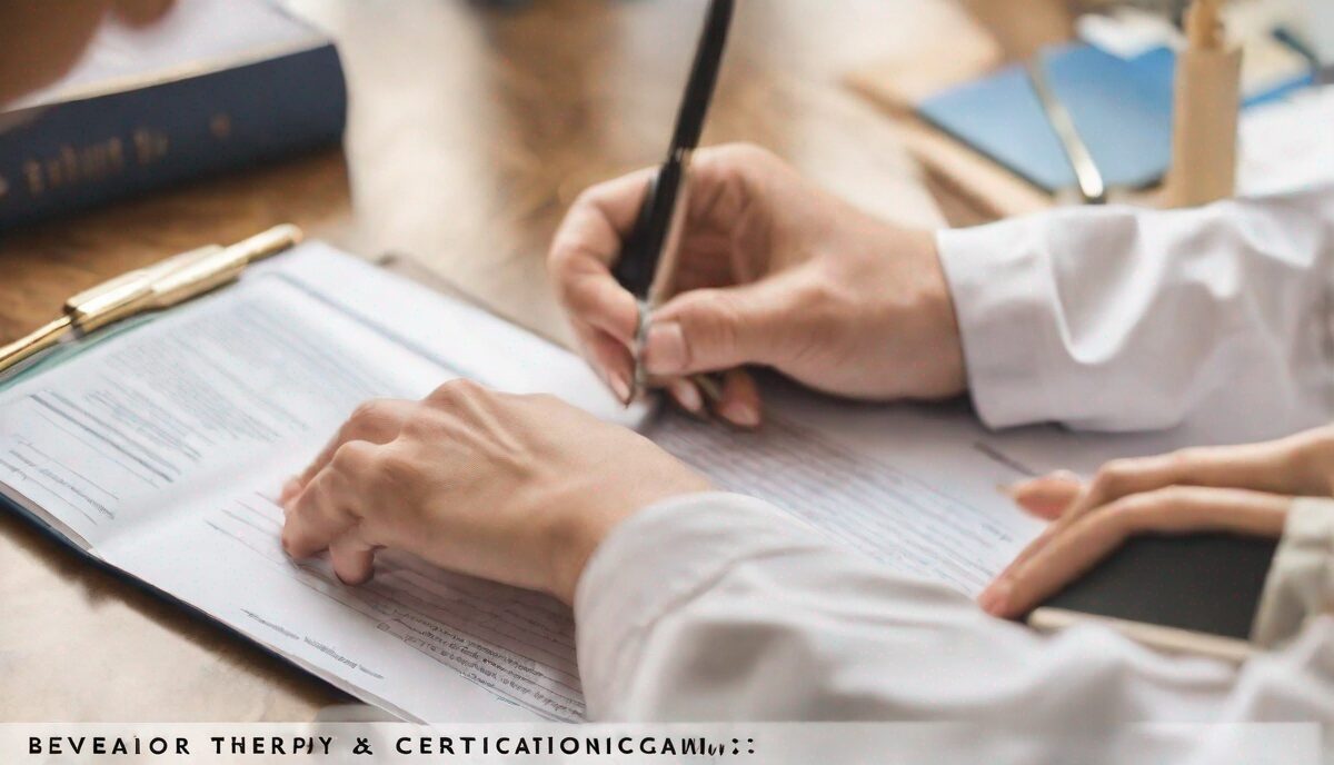 Behavior Therapy Certification and Degree Programs