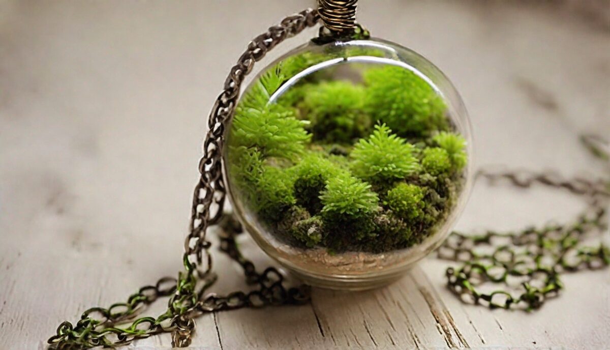 Chic Moss Plant Necklaces You Can Wear
