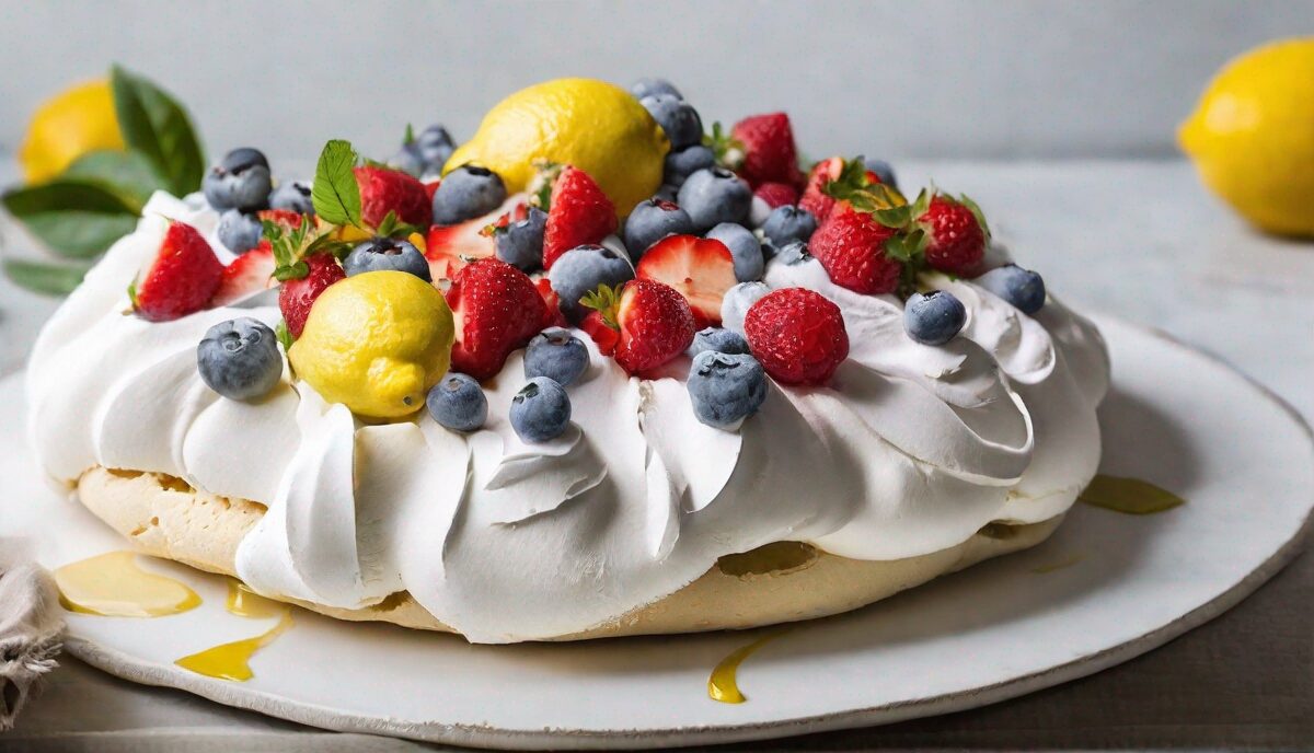 This Airy, Lemon Pavlova Is A Dairy-Free Dream Dessert