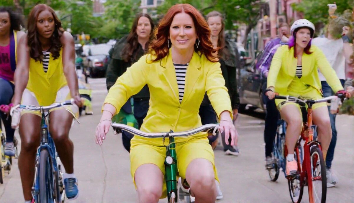 Kimmy Schmidt’s “SpiritCycle” is the SoulCycle parody you’ve been praying for