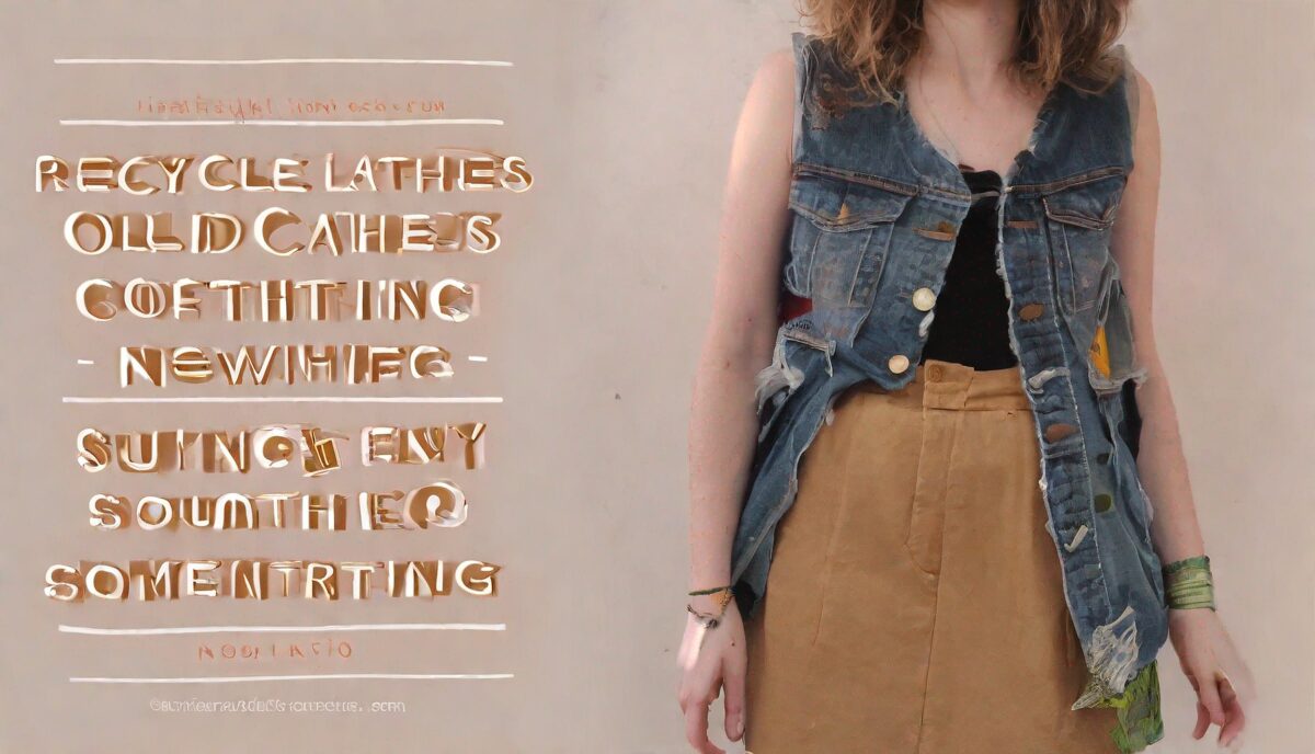 Recycle Old Clothes into Something New