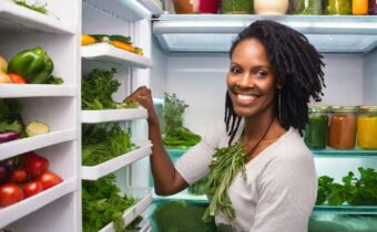 Refrigerator Look Book: Vegan Chef Jenne Claiborne Stocks Her Fridge with Tons of Herbs