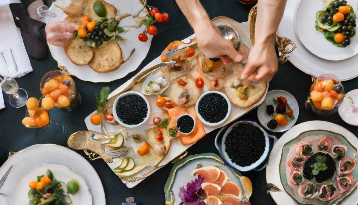 Throwing a Summer Dinner Party with Caviar on a Budget