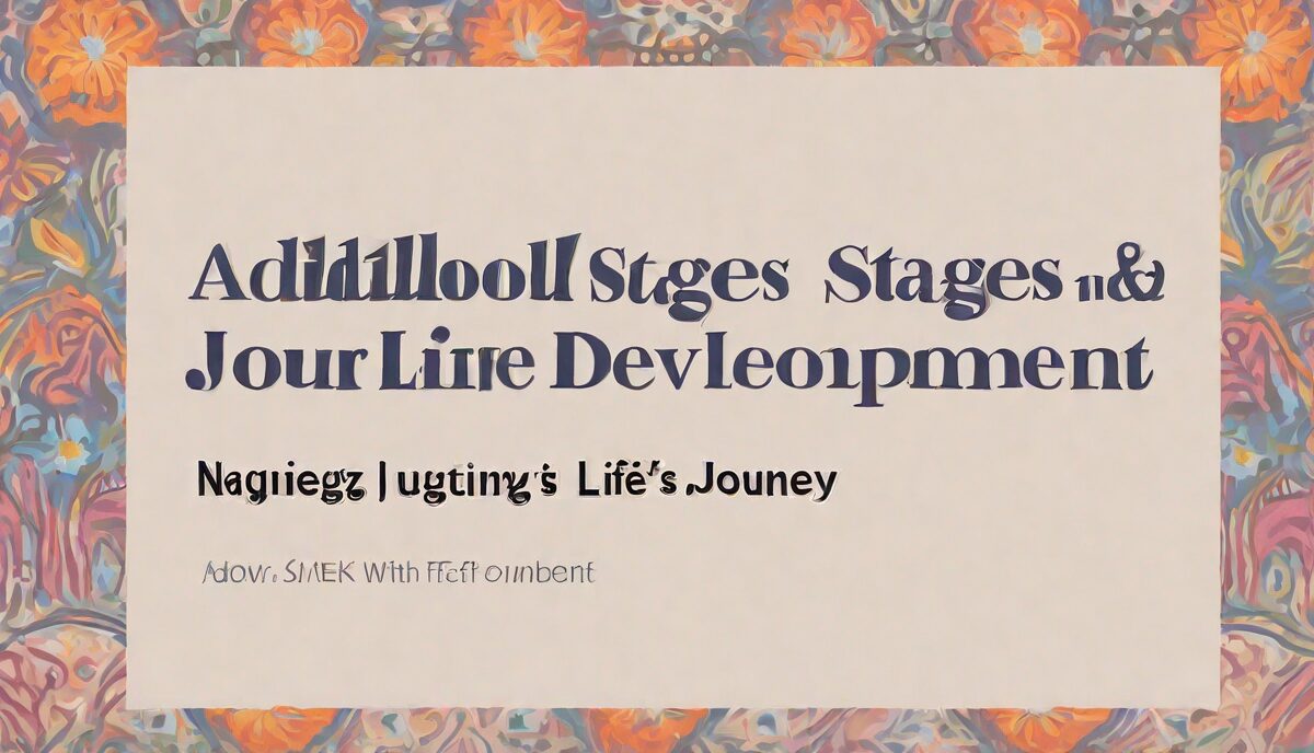 Adulthood Stages and Development: Navigating Life’s Journey