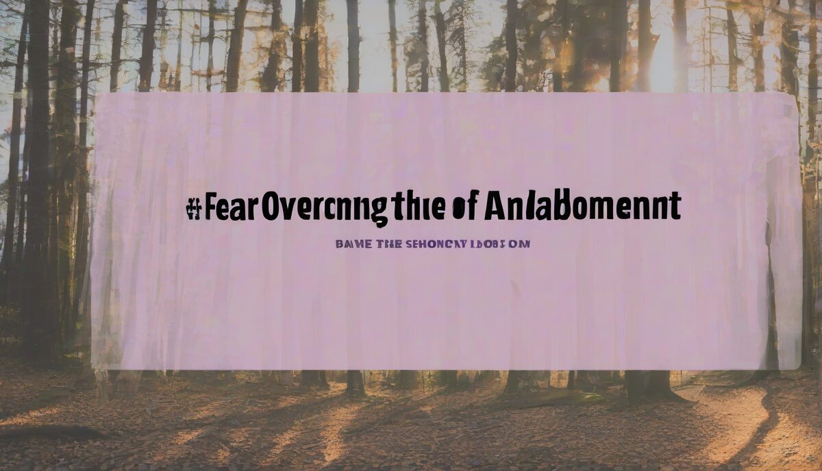 Overcoming the Fear of Abandonment