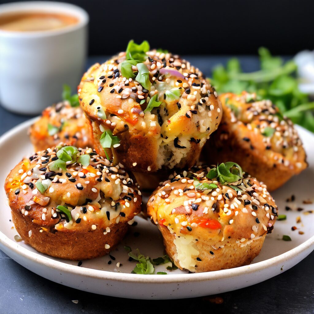 Everything Bagel Muffins: A Savory Recipe