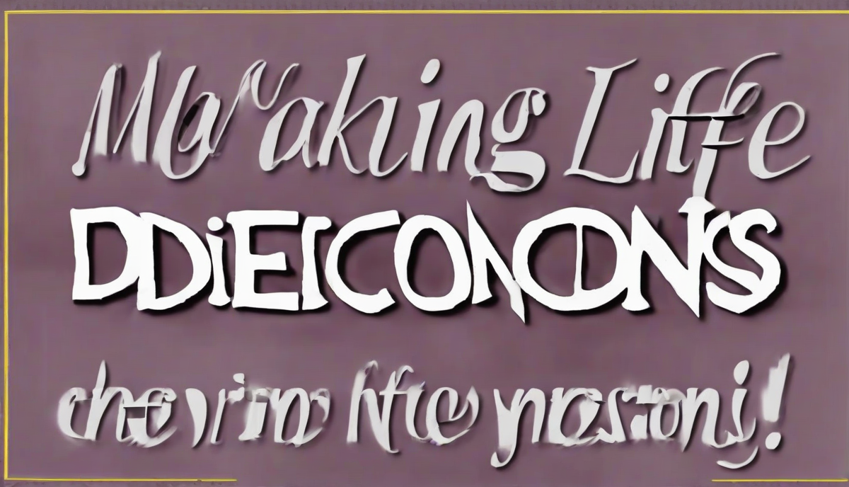 Making Life-Changing Decisions