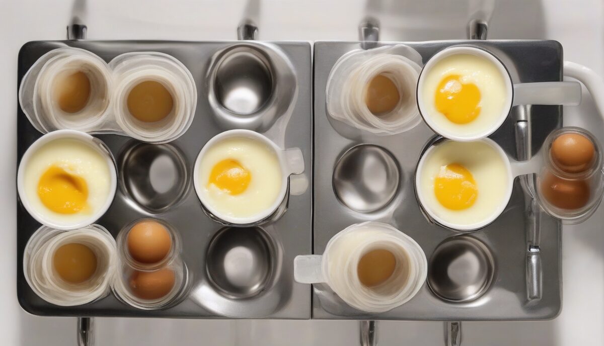 Steamed Eggs in Espresso Machine