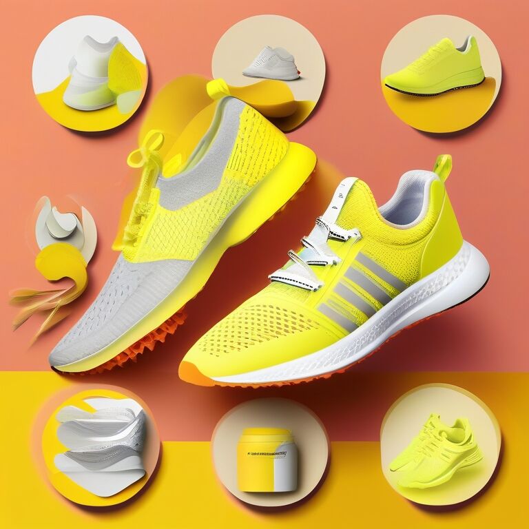 Brighten Your Run with Yellow Sneakers