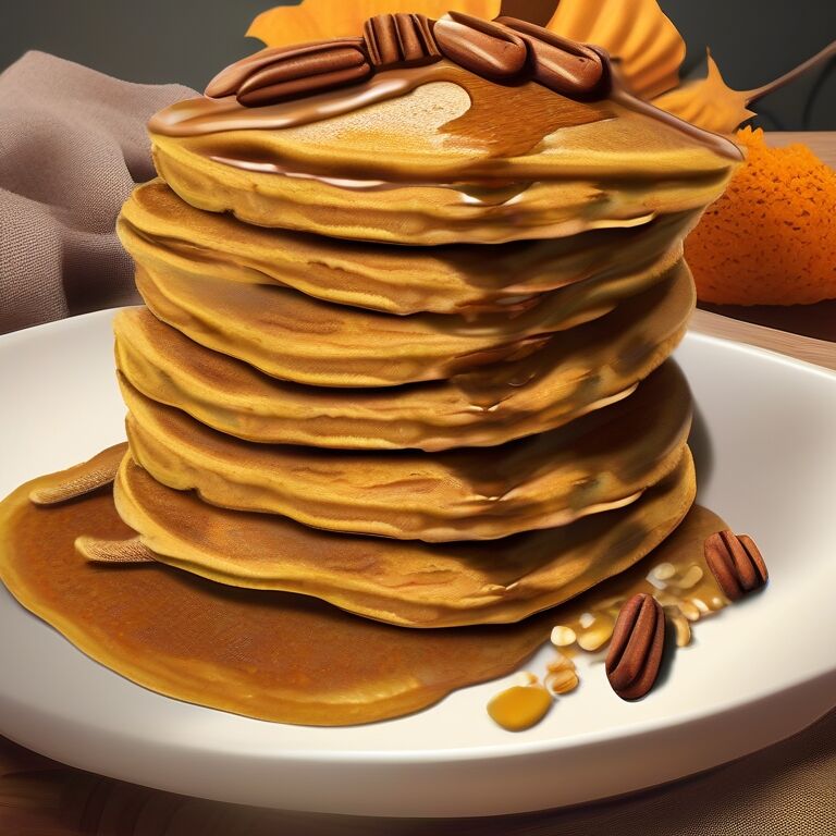 Healthy Vegan Pumpkin Spice Pancakes