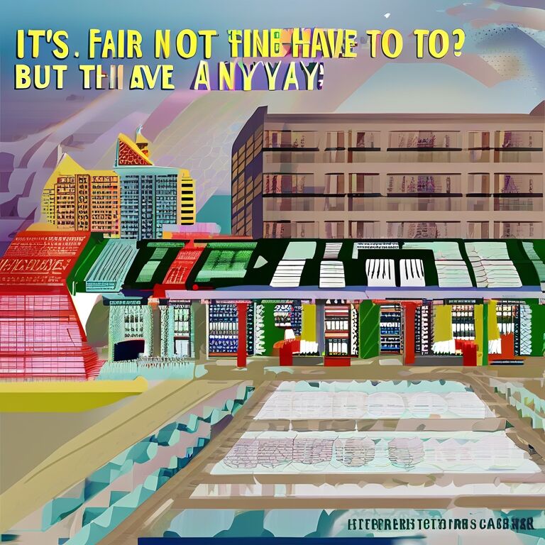 It’s Not Fair, But You Have to Do It Anyway