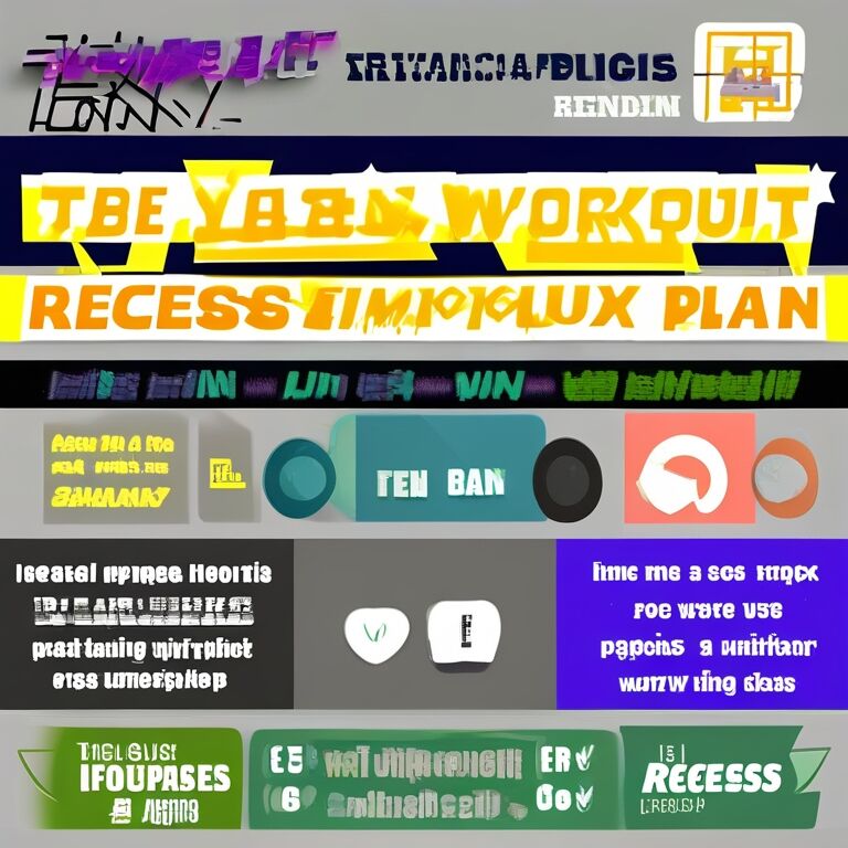 Recess Remix Workout Plan