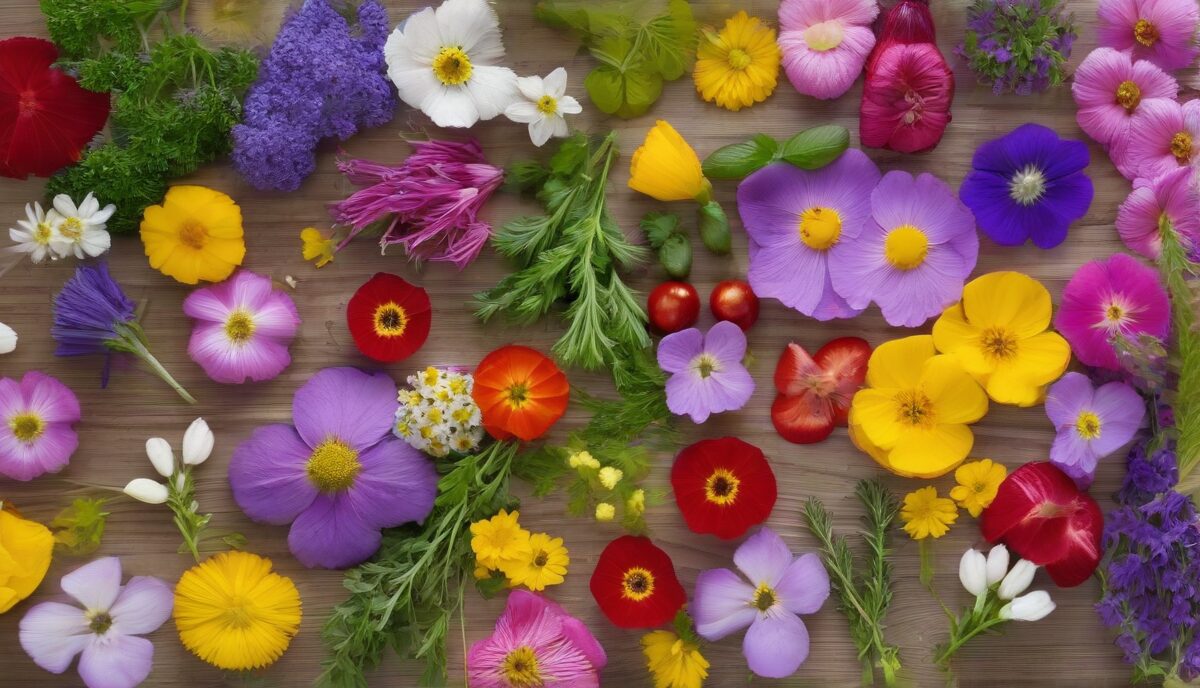 Edible Flowers and Herbs
