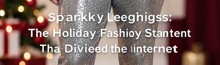 Sparkly Leggings: The Holiday Fashion Statement That Divided the Internet