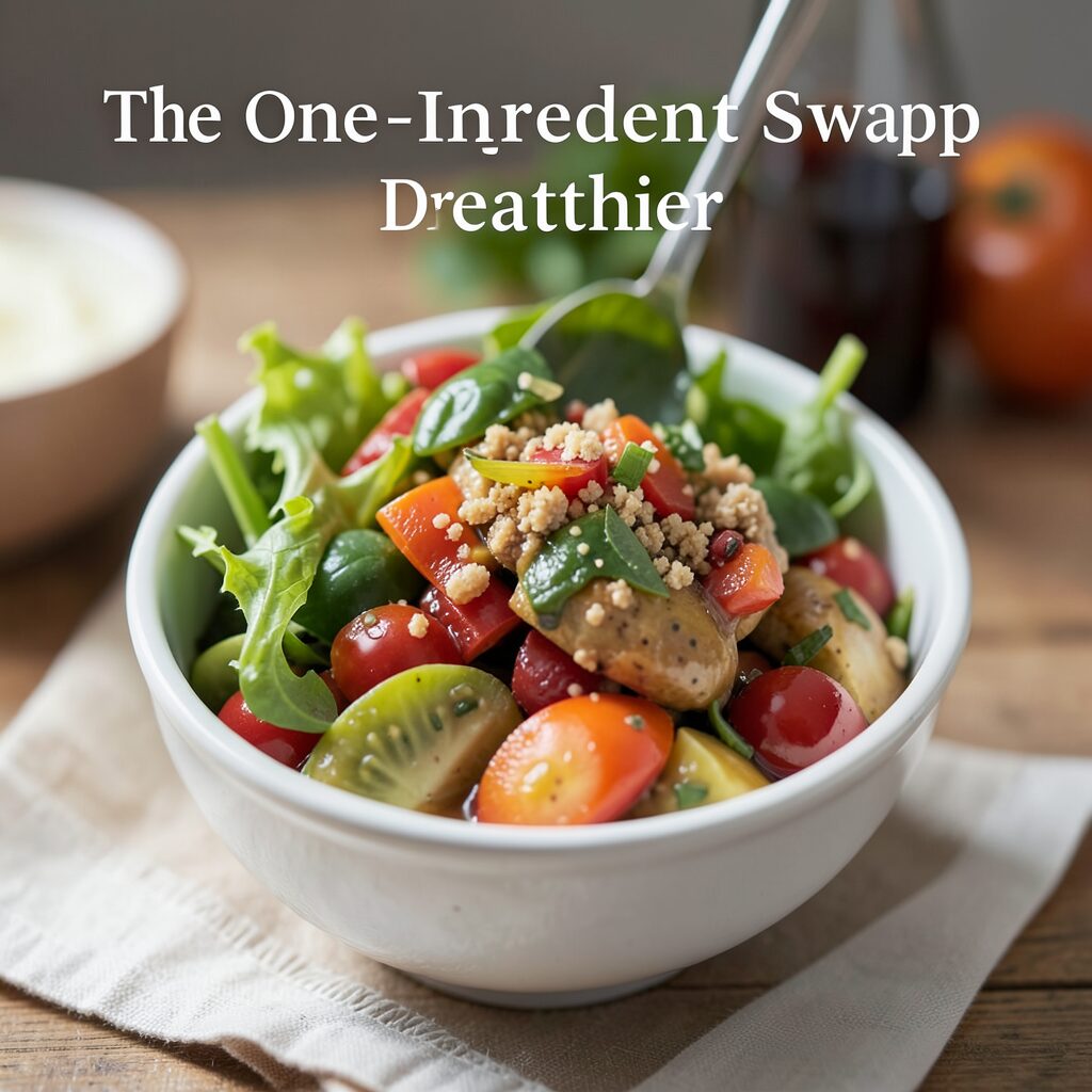 The One-Ingredient Swap That Makes Any Salad Dressing Healthier