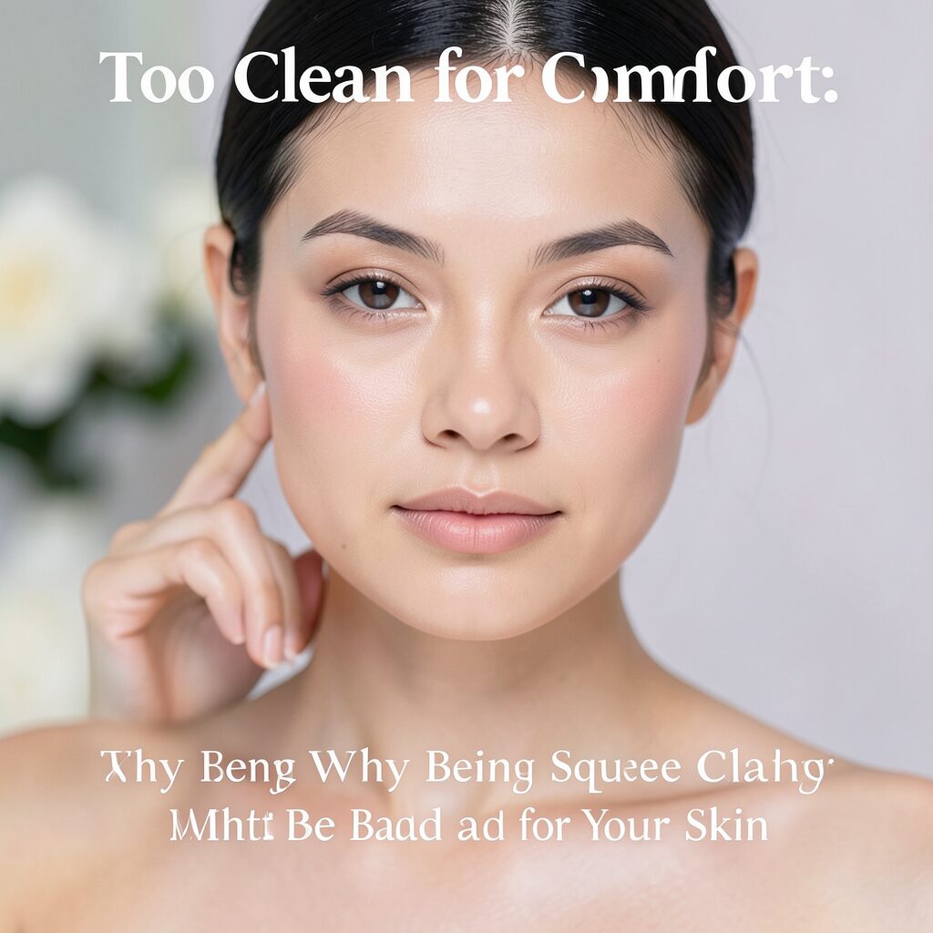 Too Clean for Comfort: Why Being Squeaky Clean Might Be Bad for Your Skin