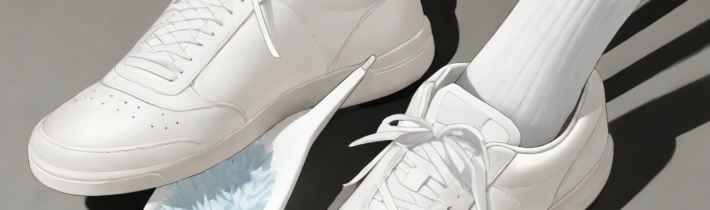 White Sneaker Cleaning Hack