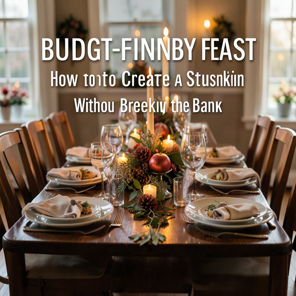 Budget-Friendly Feast: How to Create a Stunning Thanksgiving Table Without Breaking the Bank