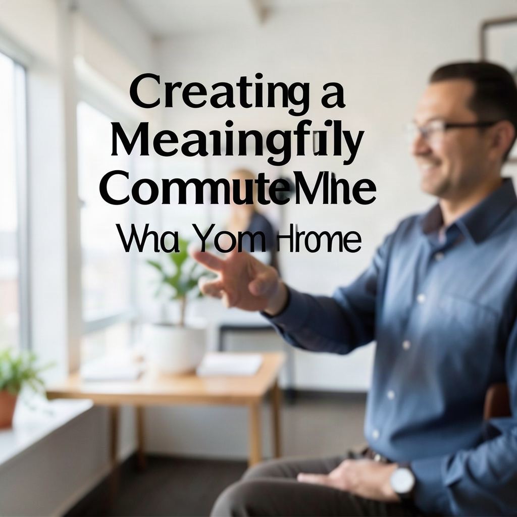 Creating a Meaningful Commute When You Work From Home