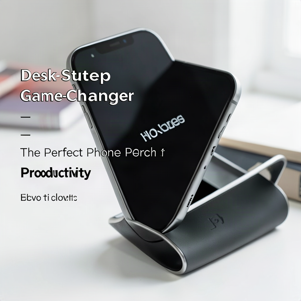 Desk Setup Game-Changer: The Perfect Phone Perch for Productivity