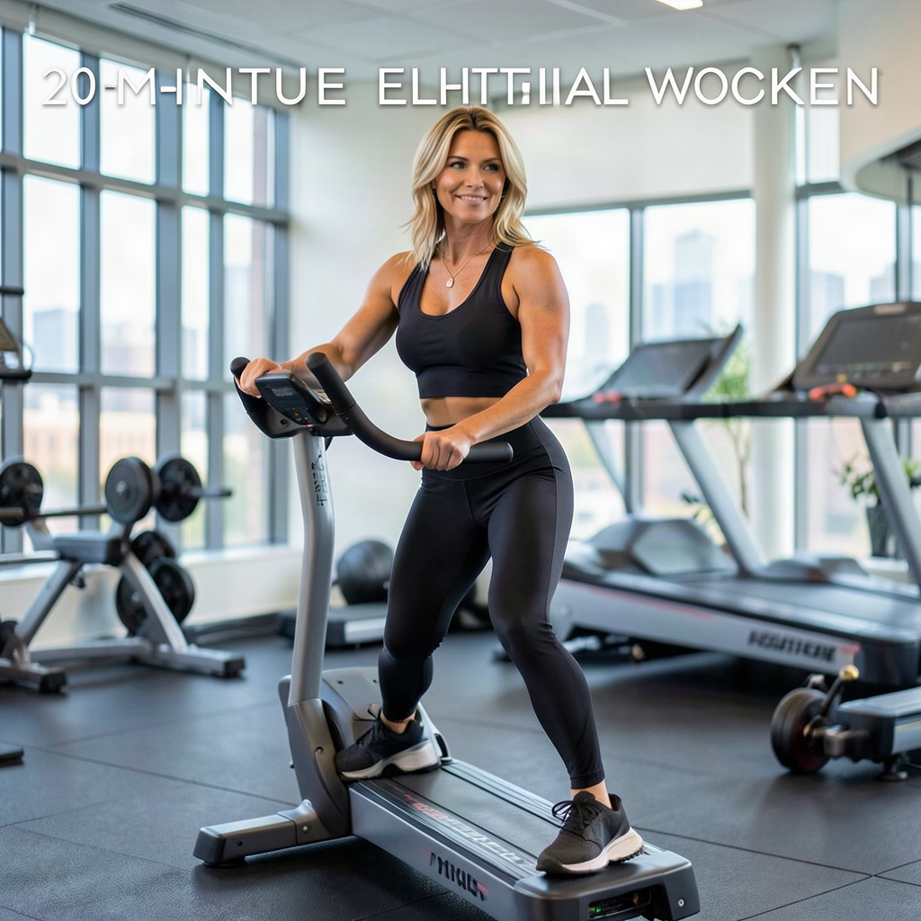 Jennifer Aniston’s 20-Minute Elliptical Workout