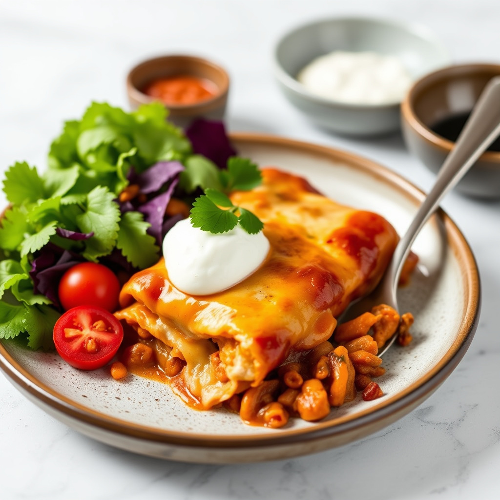 Kayla Itsines’ Game-Changing Sweet Potato Enchilada Recipe That’ll Transform Your Kitchen