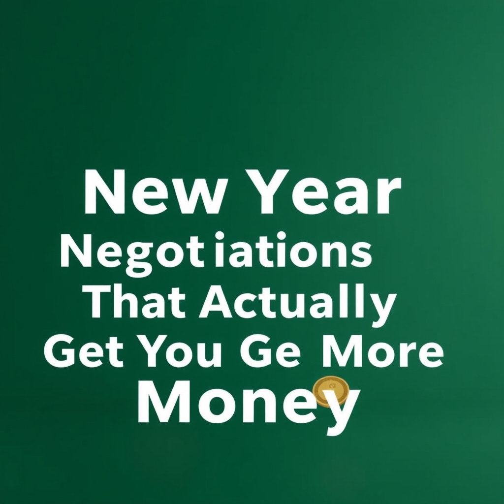 New Year Salary Negotiations That Actually Get You More Money