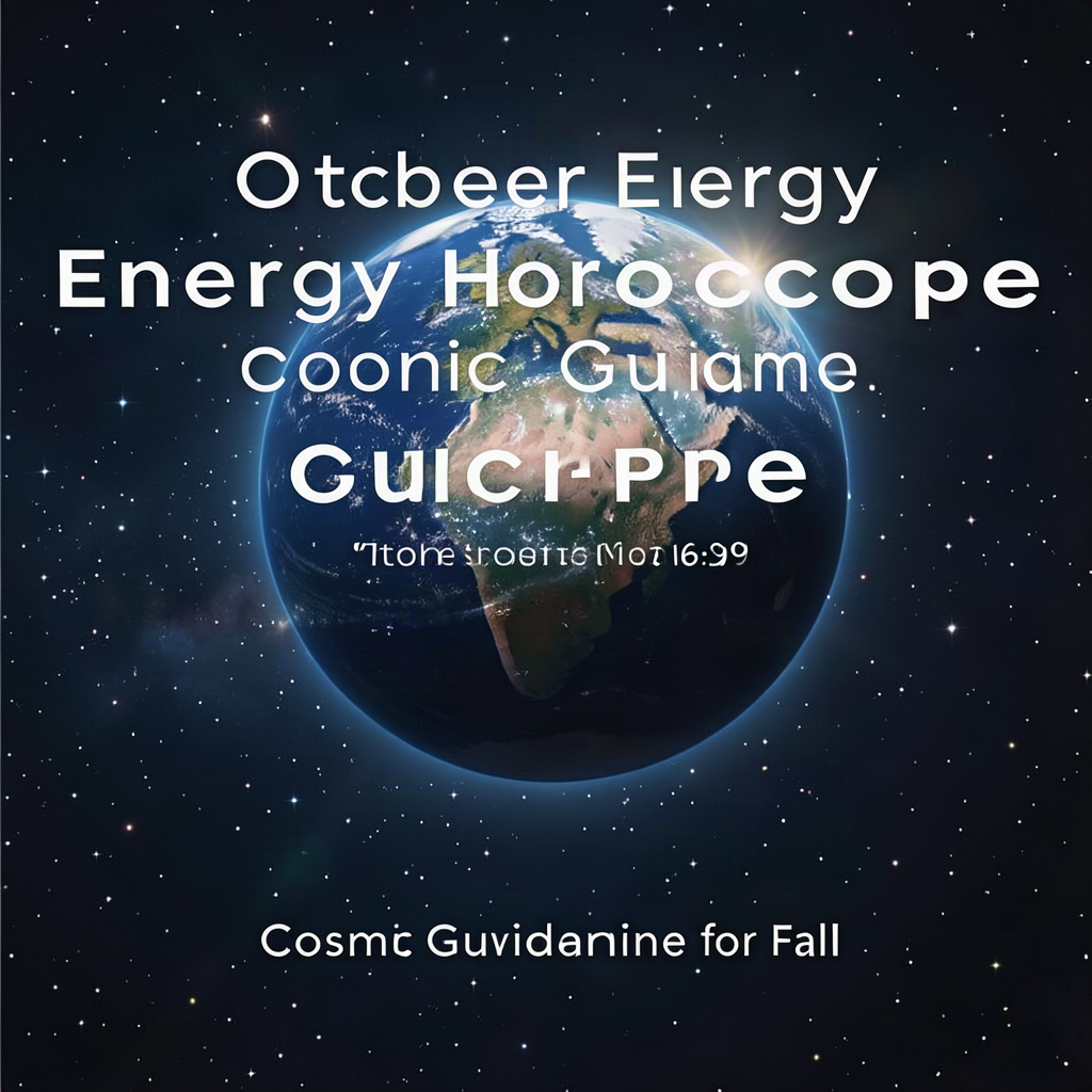 October Energy Horoscope: Cosmic Guidance for Fall