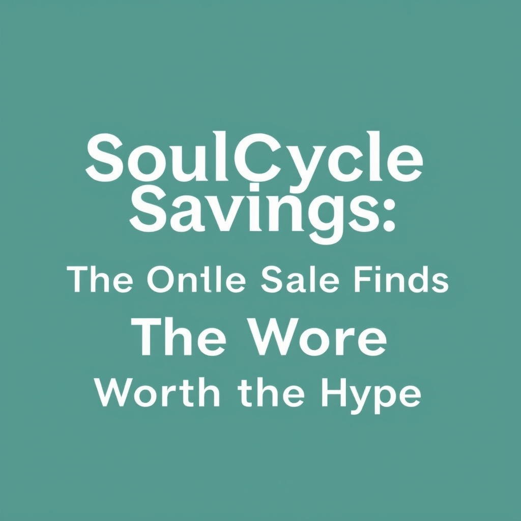 SoulCycle Savings: The Online Sample Sale Finds That Are Worth the Hype