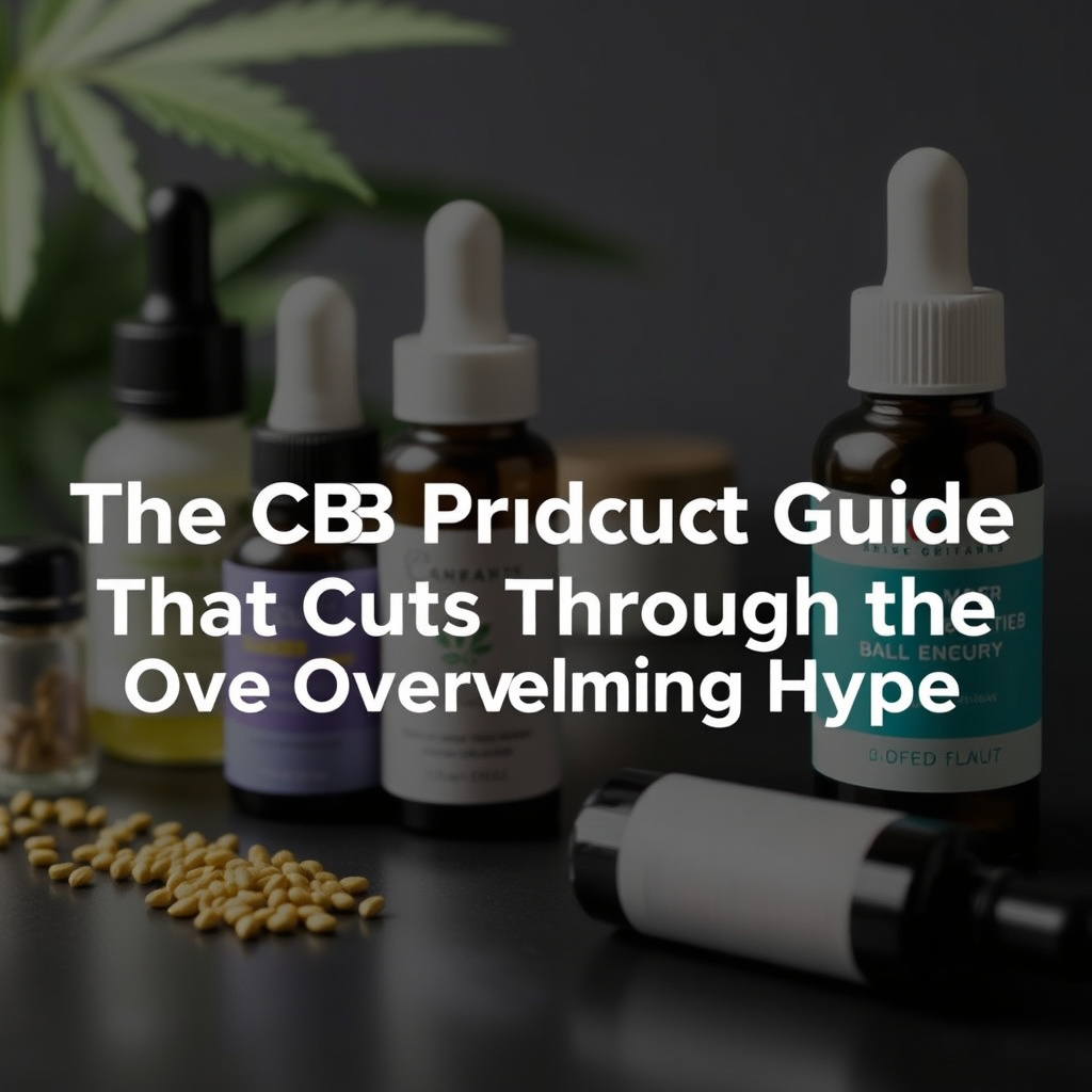 The CBD Product Guide That Cuts Through the Overwhelming Hype