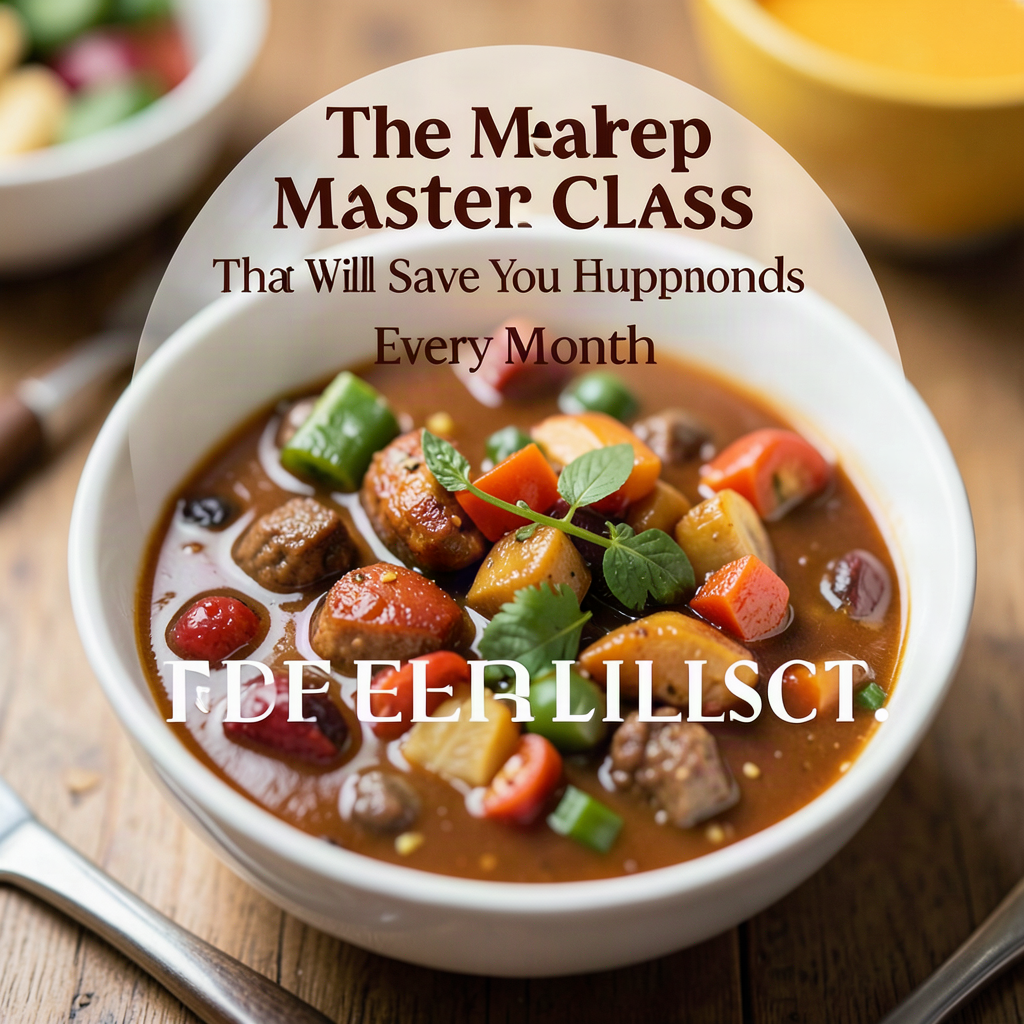 The Meal Prep Master Class That Will Save You Hundreds Every Month