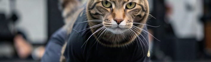 This CrossFit Cat Has Better Workout Motivation Than You