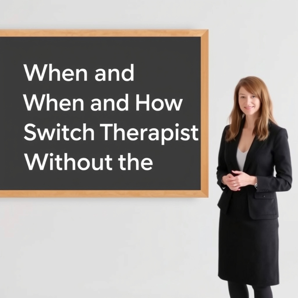 When and How to Switch Therapists Without the Drama