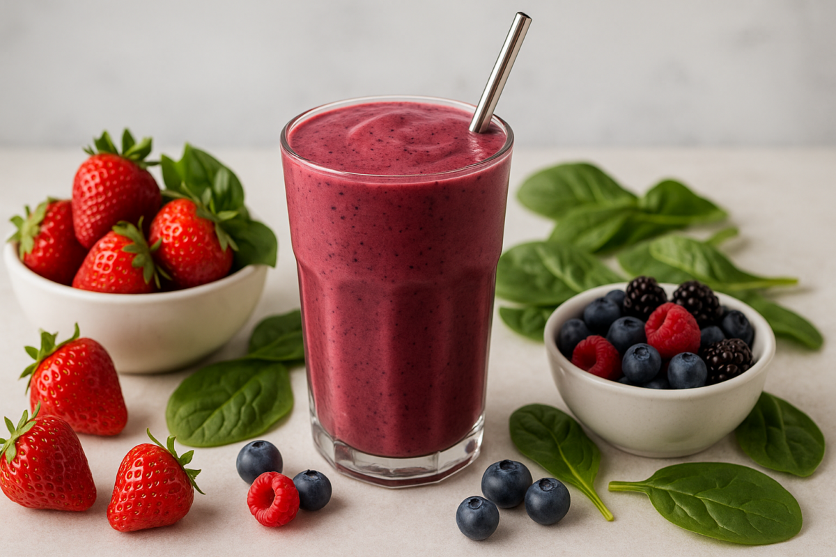 Berry-Spinach Smoothie Recipe