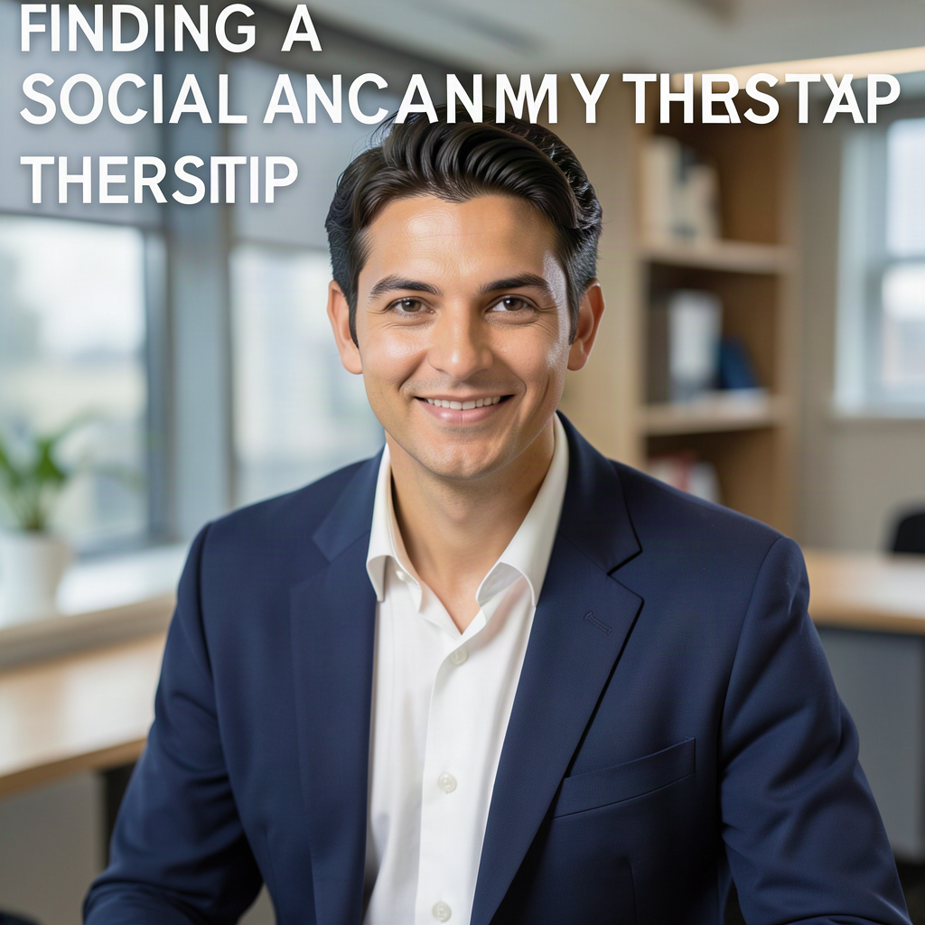 Finding a Social Anxiety Therapist