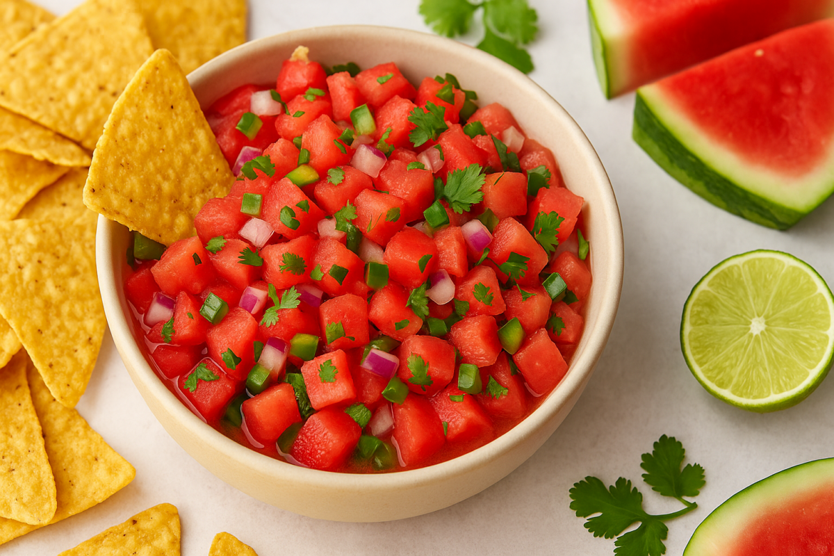 Fresh Watermelon Salsa Recipe
