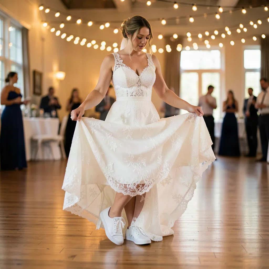 Hailey Baldwin Wore Sneakers to Her Wedding and We’re Here for It