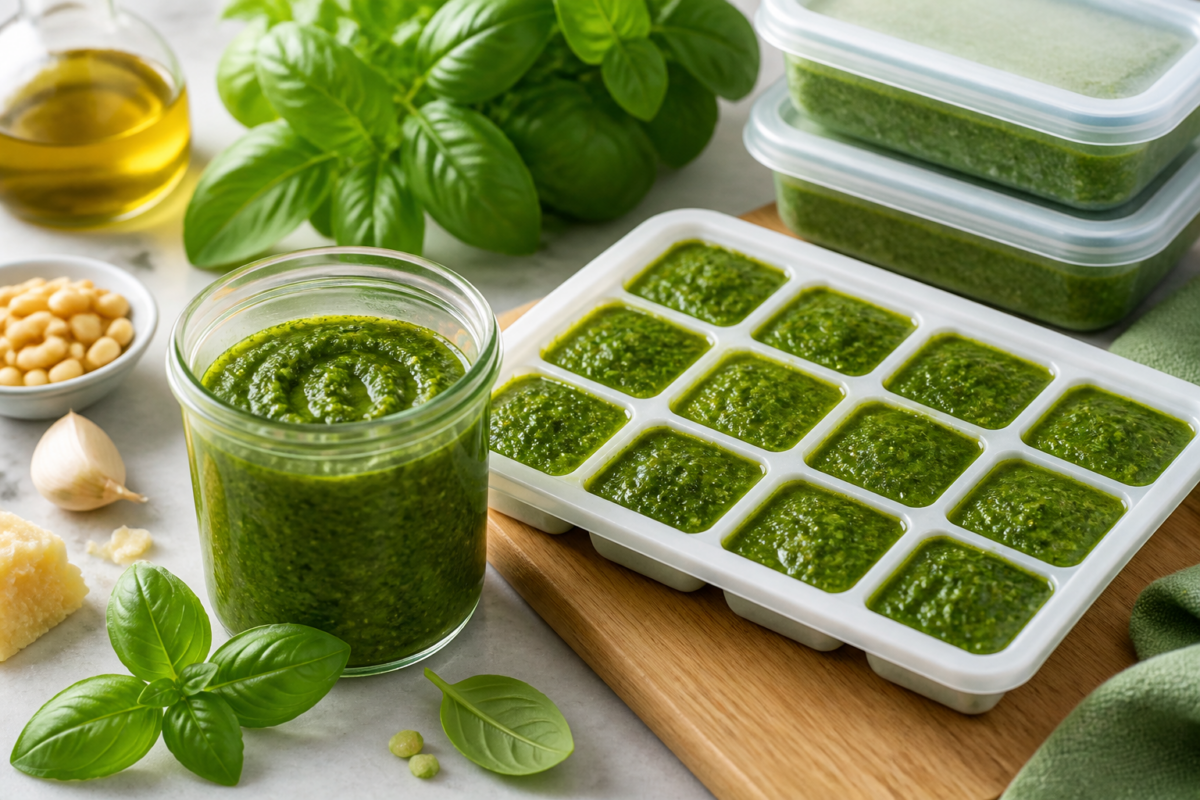 How to Freeze Pesto: Preserving the Flavors of Summer