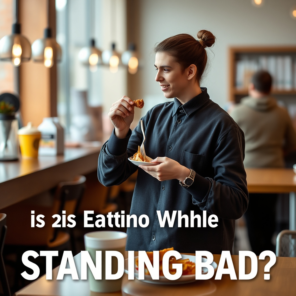Is Eating While Standing Bad?