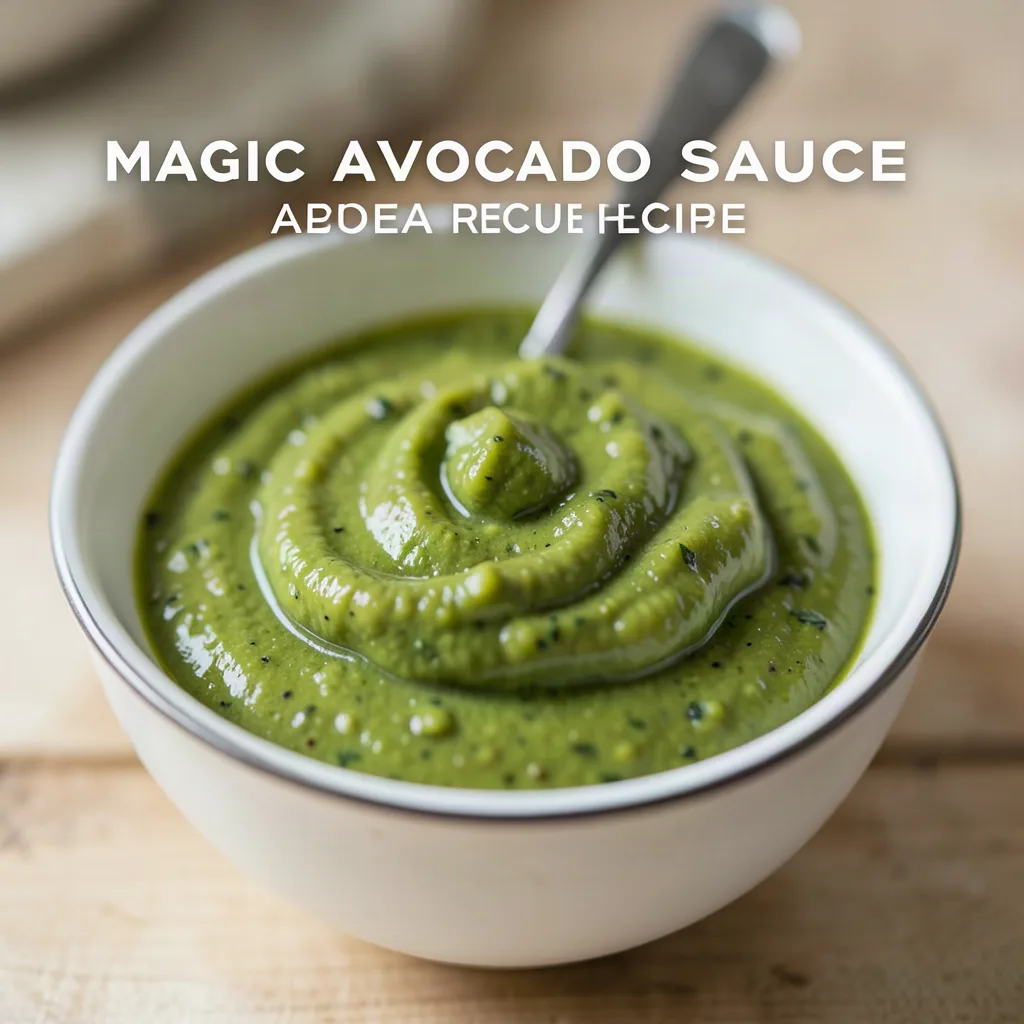 Magic Avocado Sauce Recipe