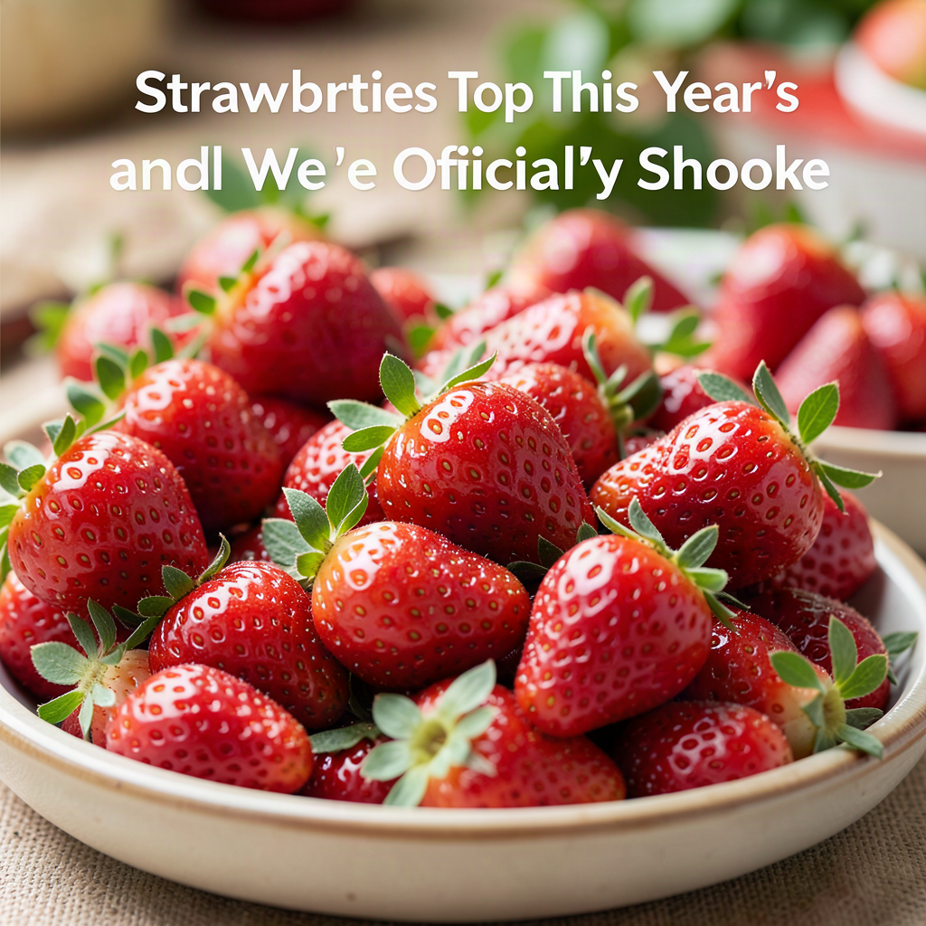 Strawberries Top This Year’s Dirty Dozen List and We’re Officially Shook