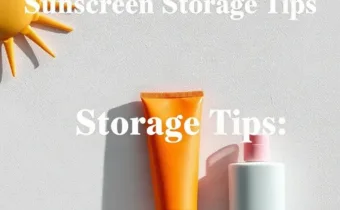 Sunscreen Storage Tips