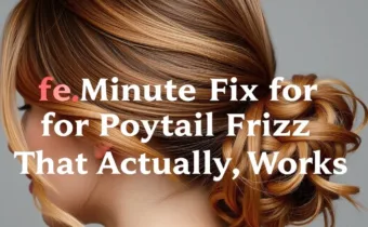 The Five-Minute Fix for Ponytail Frizz That Actually Works