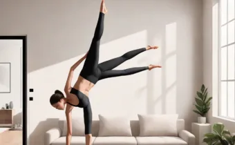 Transform Your Living Room Into a Stretch Studio With These Wall Moves