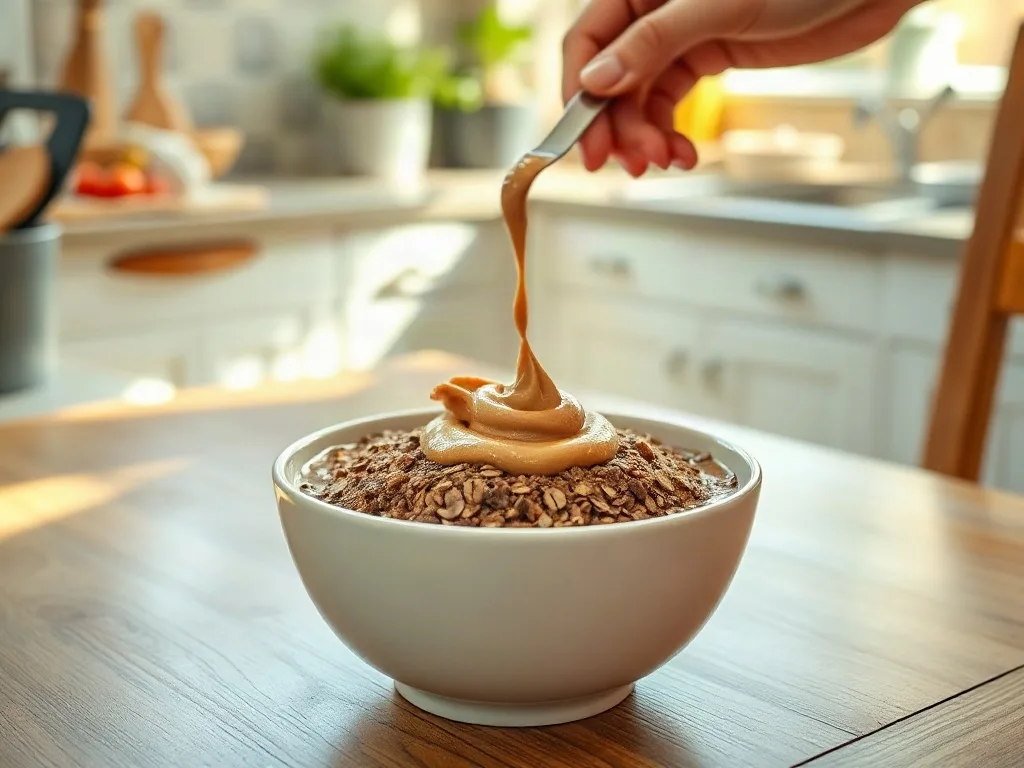 Whipped Chocolate Peanut Butter Oatmeal Recipe