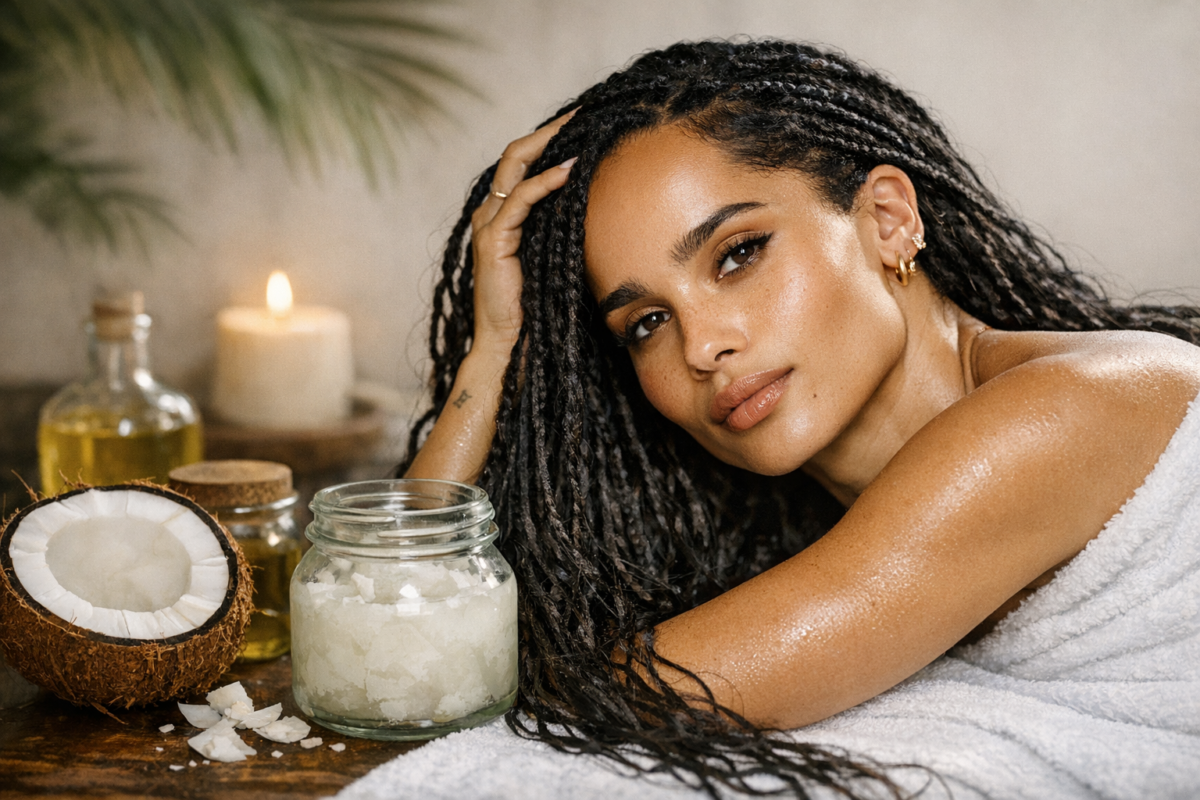 Zoe Kravitz’s Coconut Oil Hair Care Secret