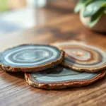 Agate Coasters Are the Crystalized Home Decor Trend We're Obsessing Over